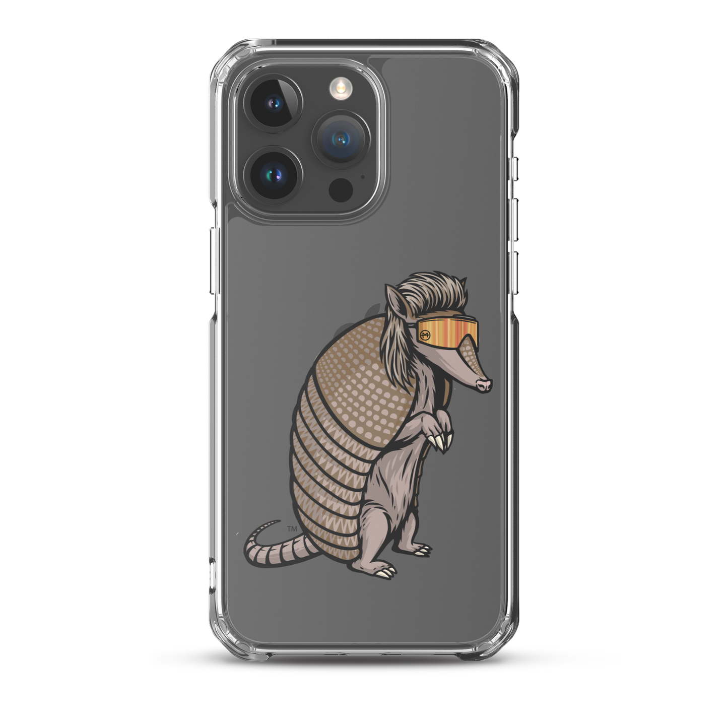 Armadillo Mullet iPhone Case - Clear