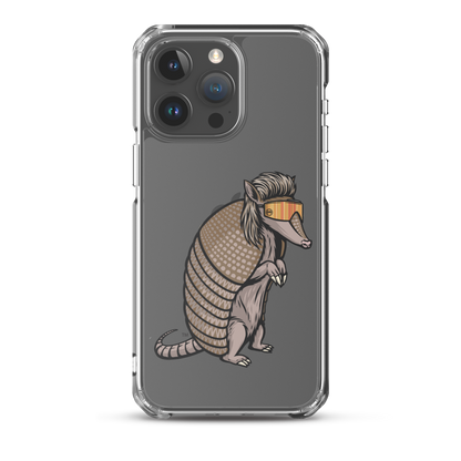Armadillo Mullet iPhone Case - Clear