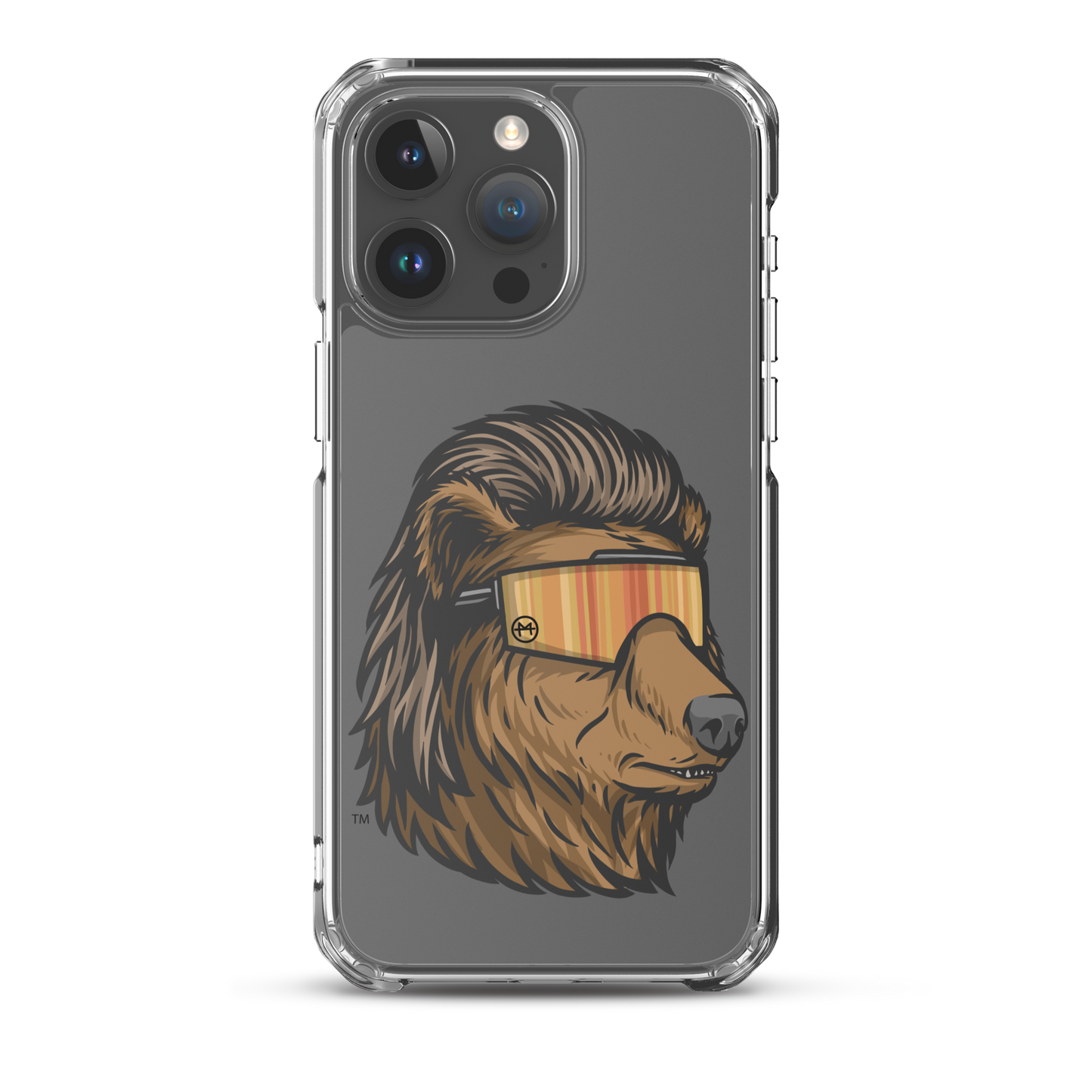 Bear Mullet iPhone Case - Clear