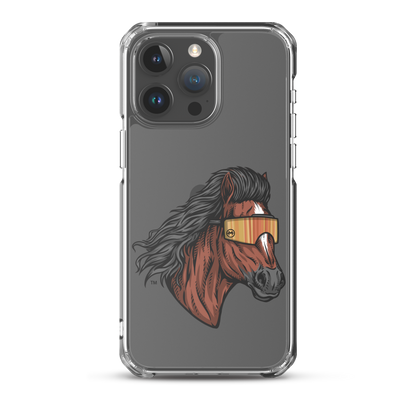 Horse Mullet iPhone Case - Clear