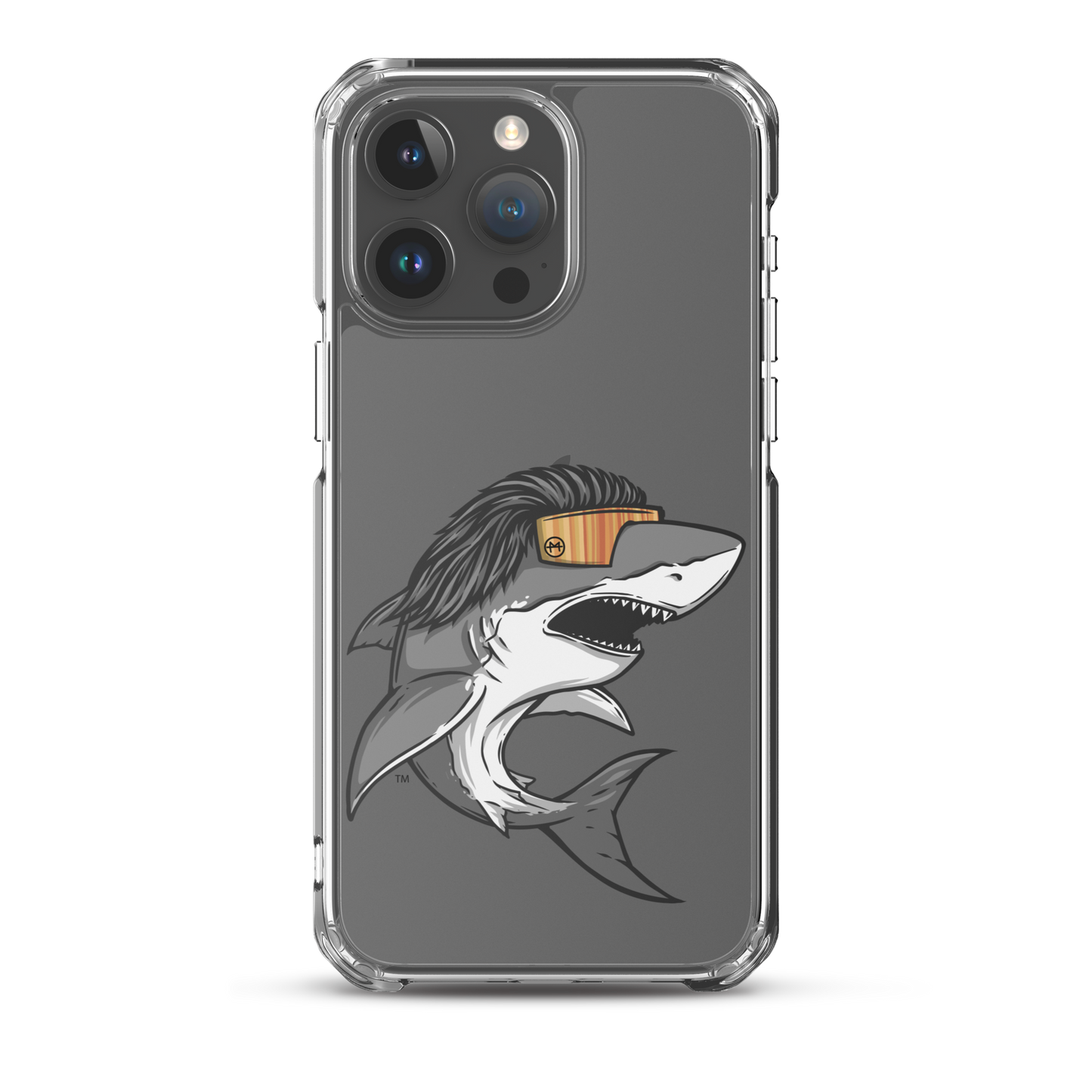 Shark Mullet iPhone Case - Clear