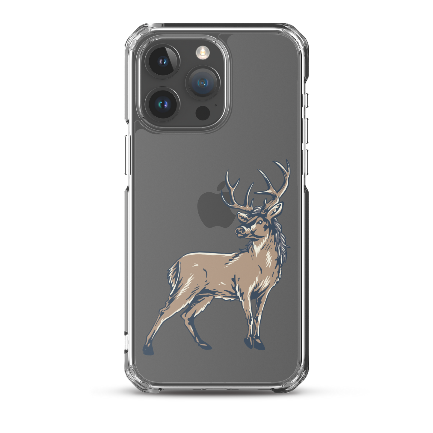 Deer Mullet Standing iPhone® Case - Clear