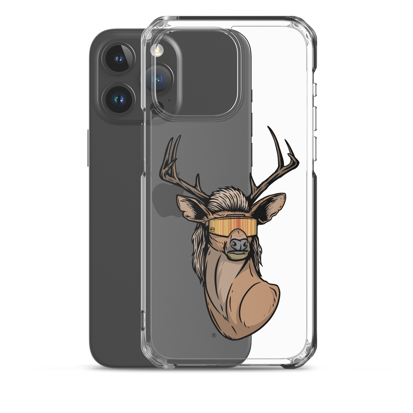 Deer Mullet 2.0 iPhone Case - Clear