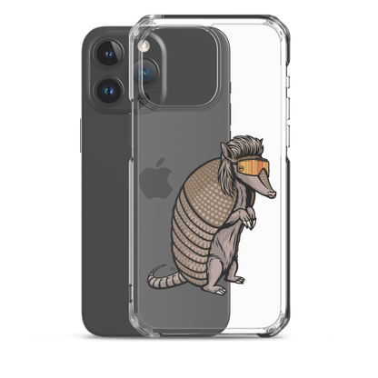 Armadillo Mullet iPhone Case - Clear
