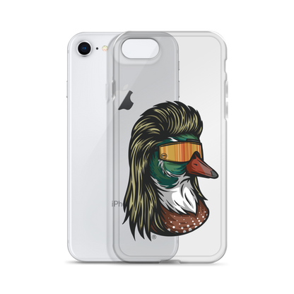 Duck Mullet iPhone Case - Clear