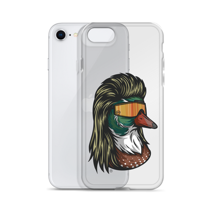 Duck Mullet iPhone Case - Clear