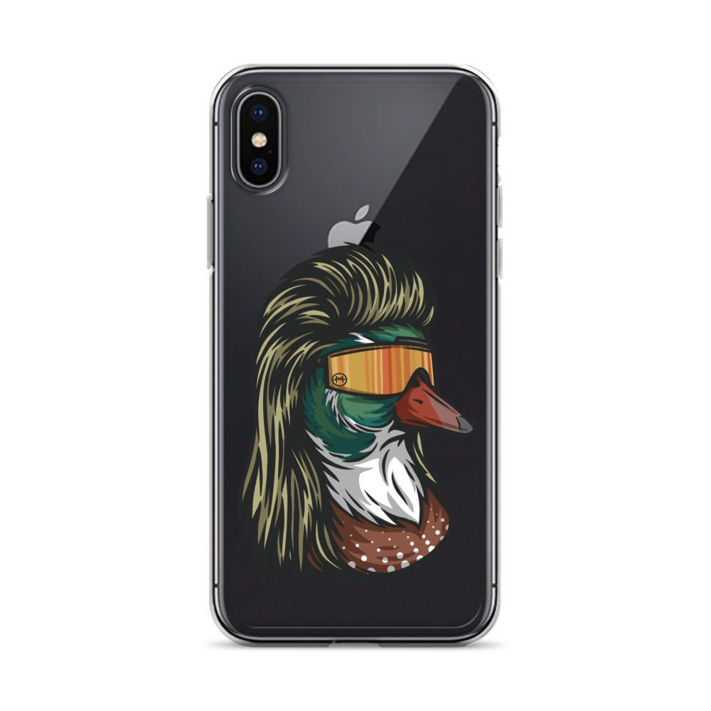 Duck Mullet iPhone Case - Clear