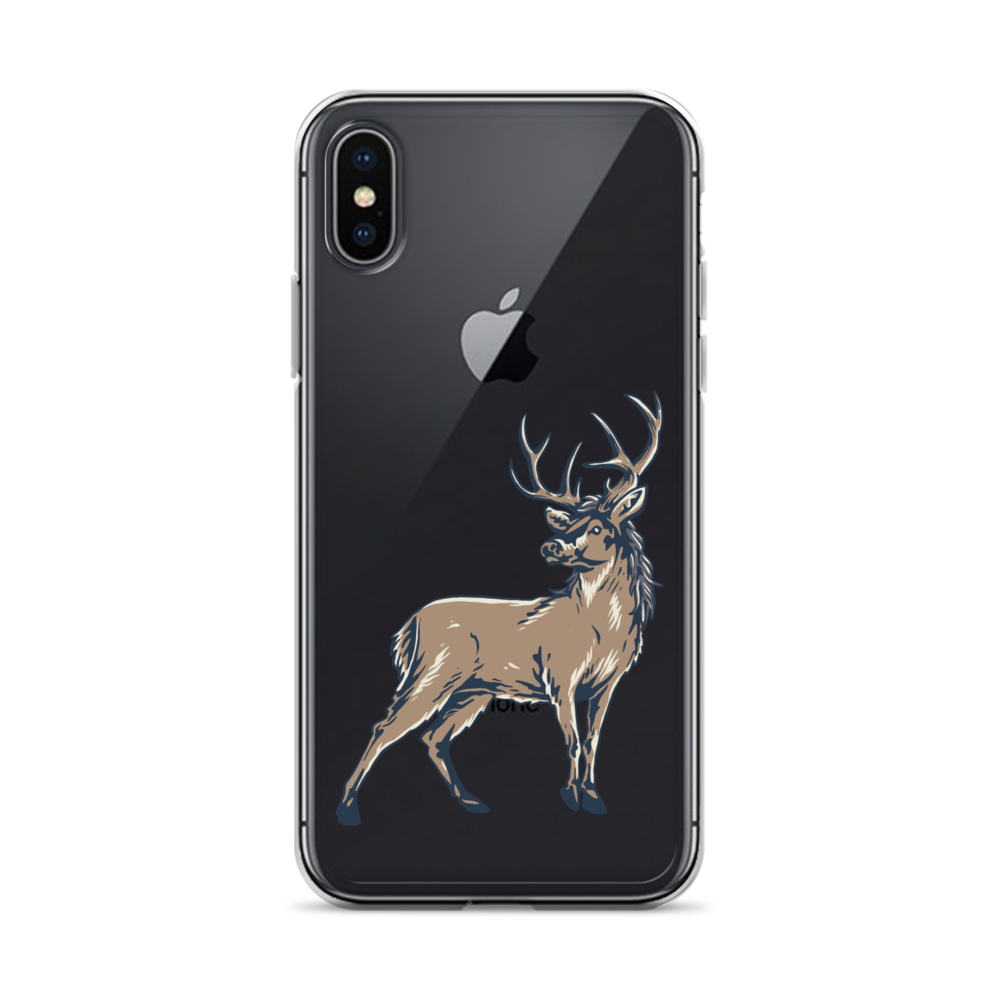 Deer Mullet Standing iPhone® Case - Clear