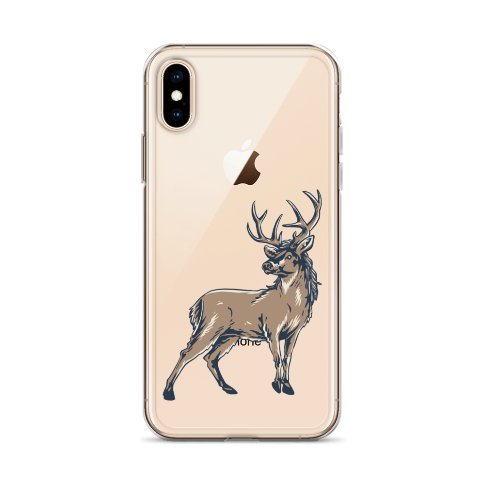 Deer Mullet Standing iPhone® Case - Clear