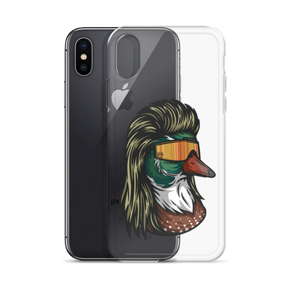 Duck Mullet iPhone Case - Clear