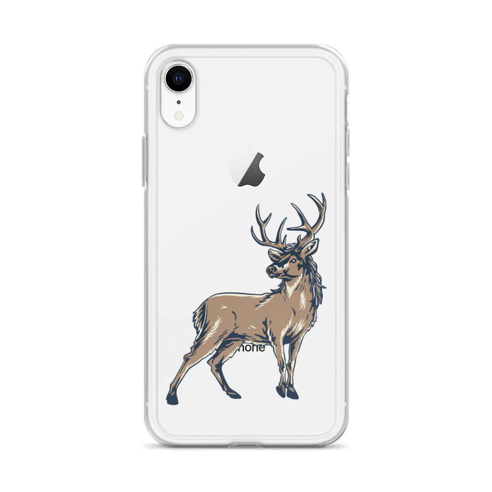 Deer Mullet Standing iPhone® Case - Clear