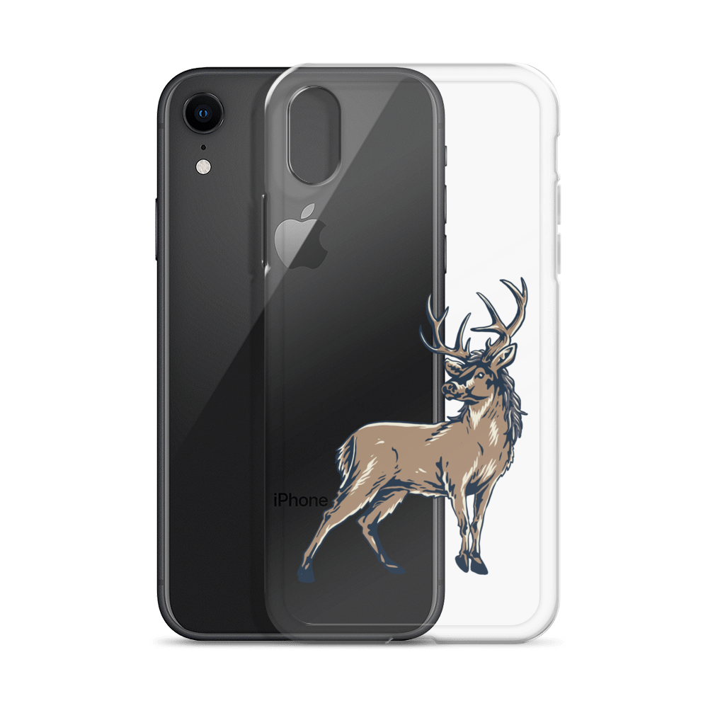 Deer Mullet Standing iPhone® Case - Clear