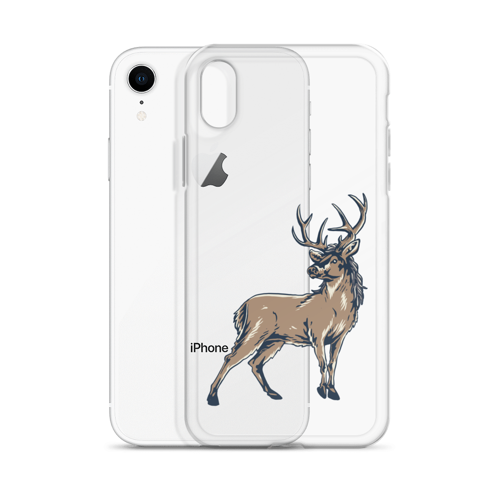 Deer Mullet Standing iPhone® Case - Clear