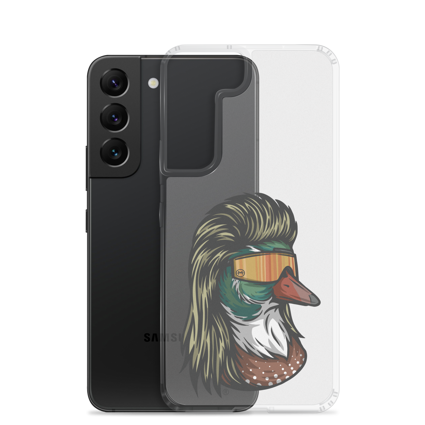 Duck Mullet Samsung Case - Clear