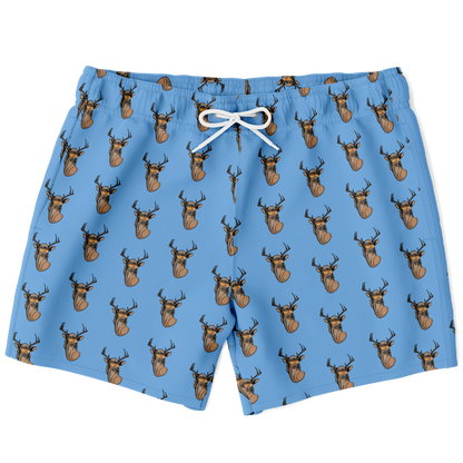 Deer Mullet 2.0 Swim Trunks - Blue