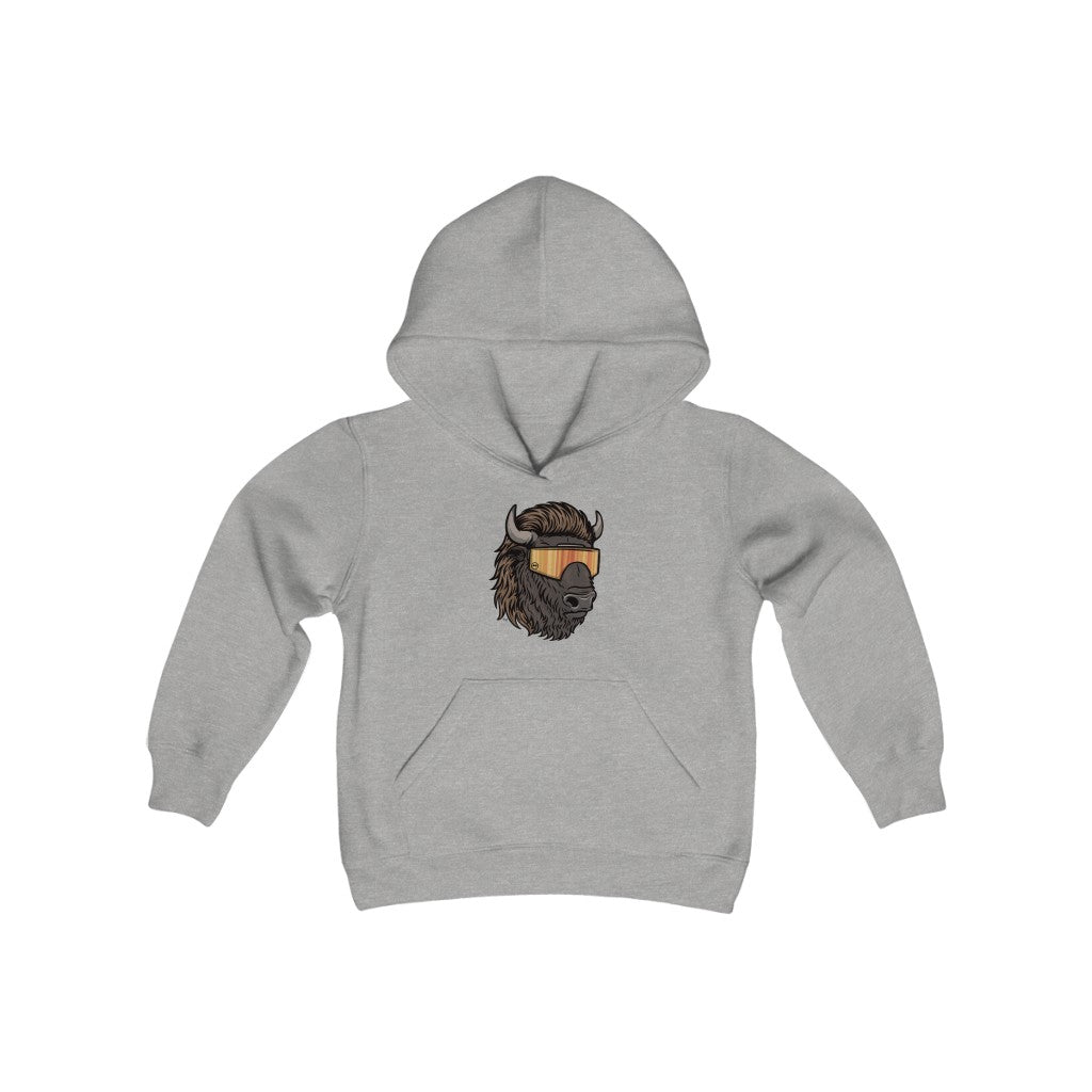 Bison Mullet Youth Hoodie