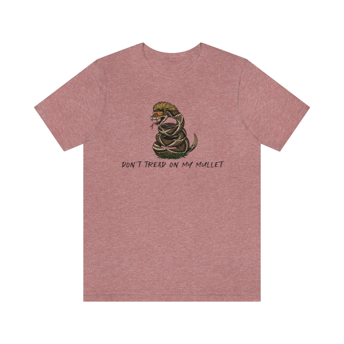 Don't Tread on My Mullet- Rattlesnake Mullet Premium Tee