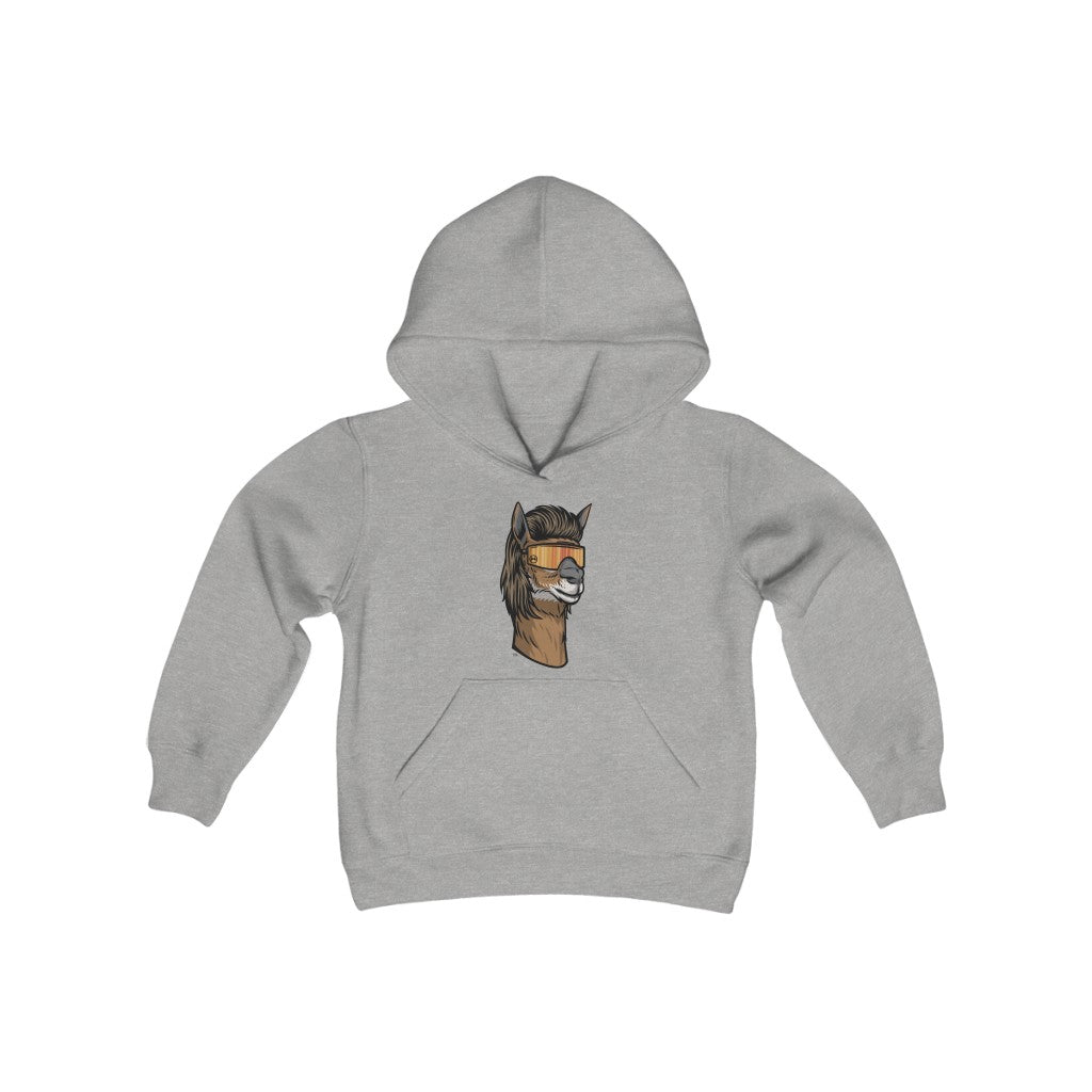 Llama Mullet Youth Hoodie
