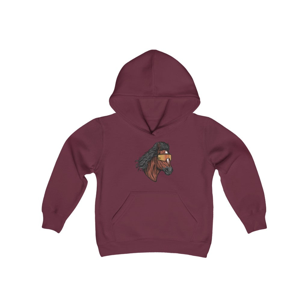 Horse Mullet Youth Hoodie