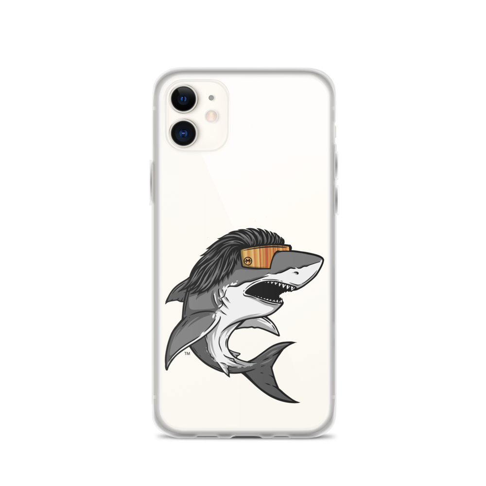 Shark Mullet iPhone Case - Clear