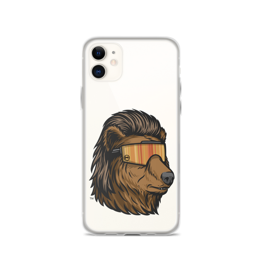 Bear Mullet iPhone Case - Clear