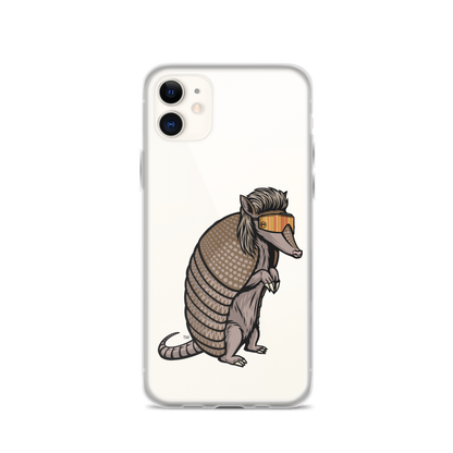 Armadillo Mullet iPhone Case - Clear