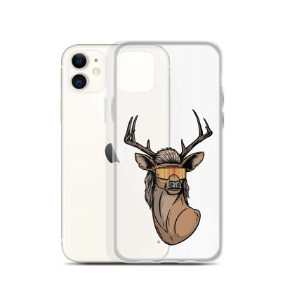 Deer Mullet 2.0 iPhone Case - Clear
