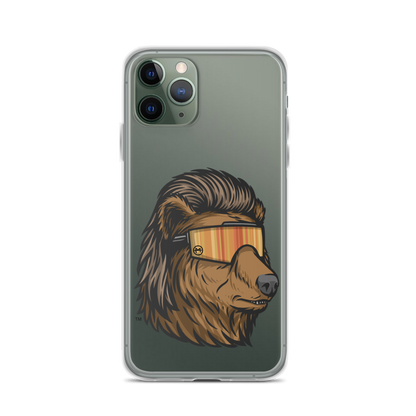 Bear Mullet iPhone Case - Clear