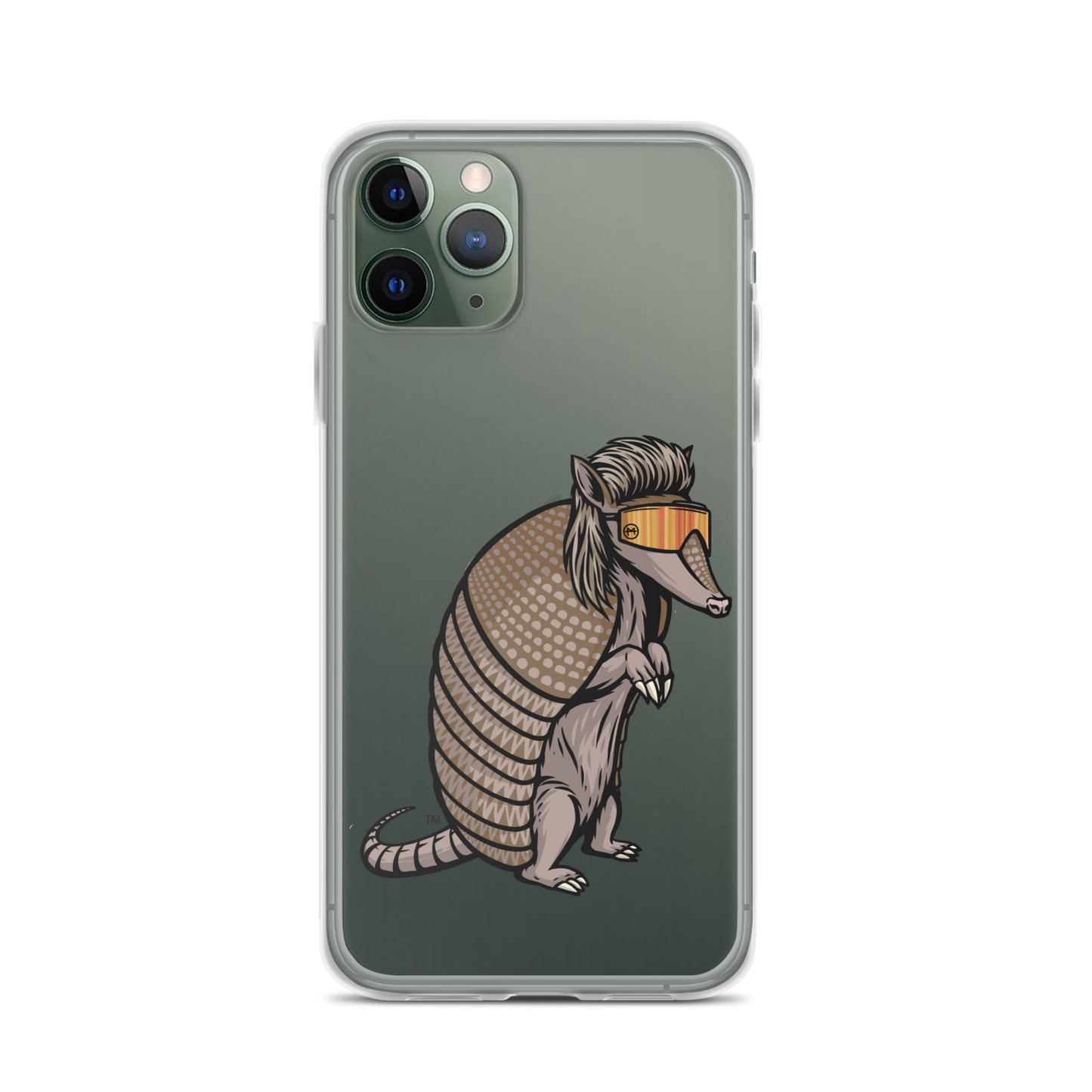 Armadillo Mullet iPhone Case - Clear