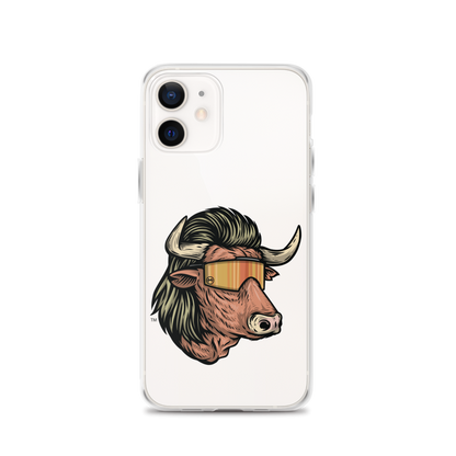 Bull Mullet iPhone Case - Clear