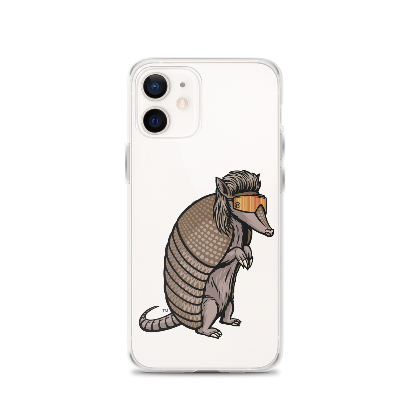 Armadillo Mullet iPhone Case - Clear