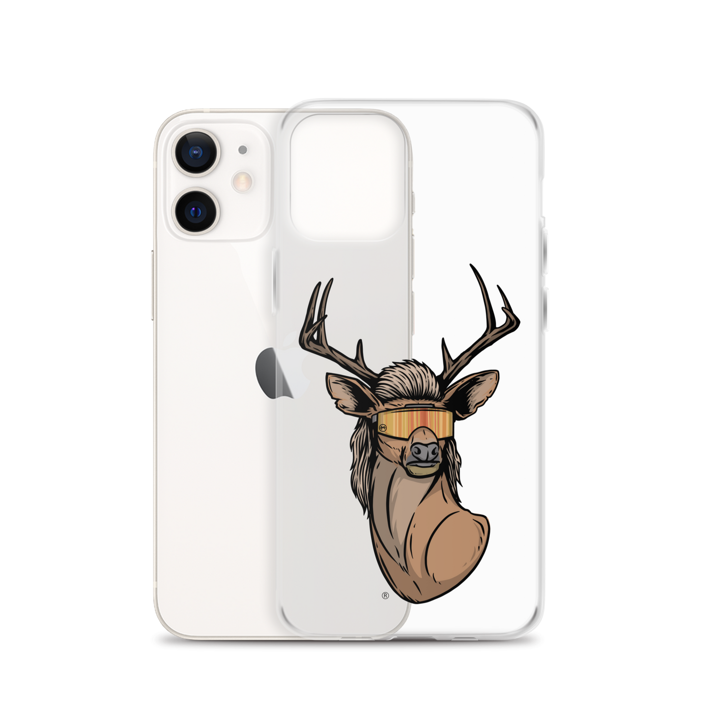 Deer Mullet 2.0 iPhone Case - Clear
