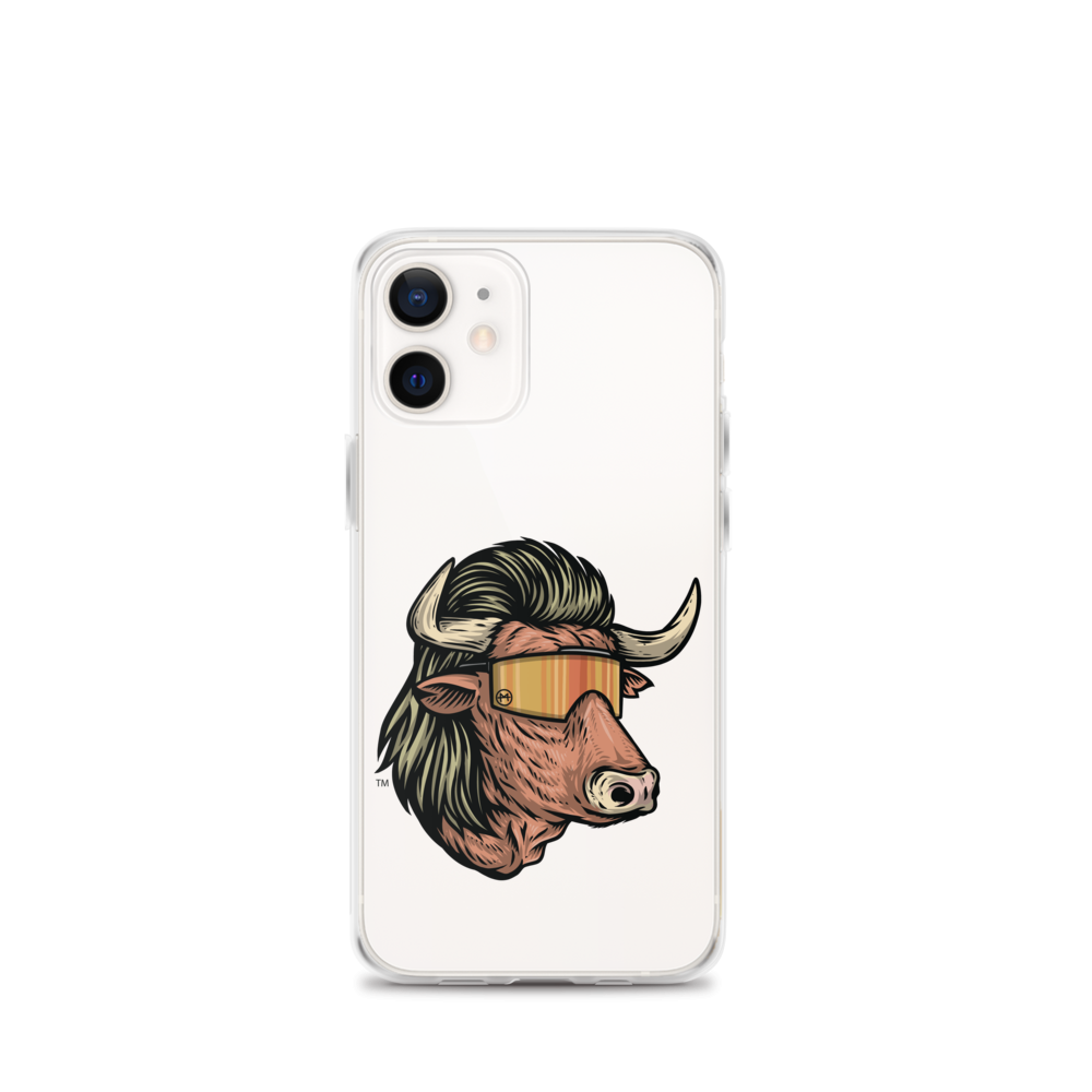 Bull Mullet iPhone Case - Clear