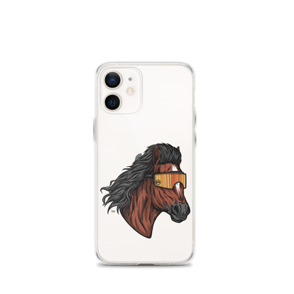 Horse Mullet iPhone Case - Clear