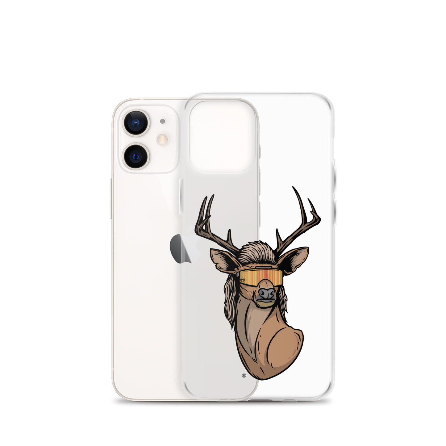 Deer Mullet 2.0 iPhone Case - Clear