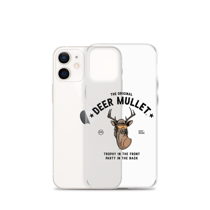 Deer Mullet Motto iPhone Case - Clear