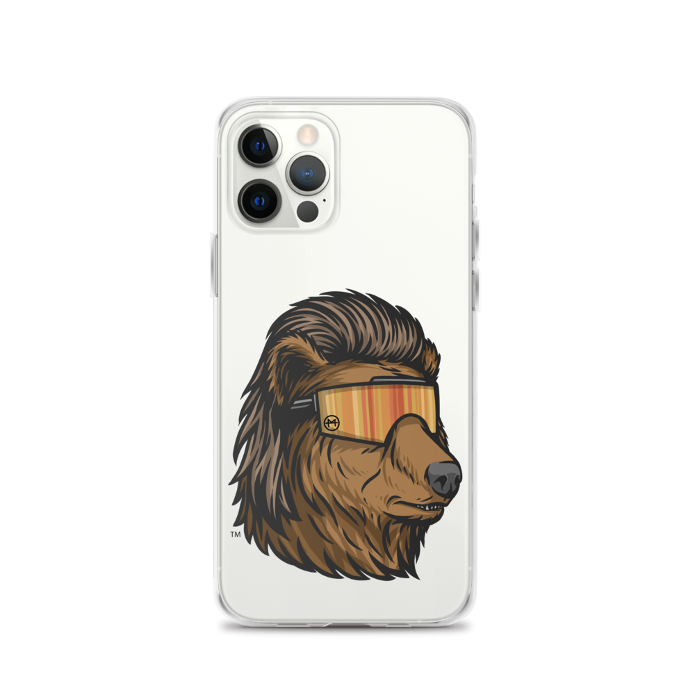 Bear Mullet iPhone Case - Clear
