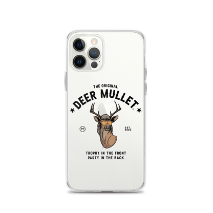 Deer Mullet Motto iPhone Case - Clear