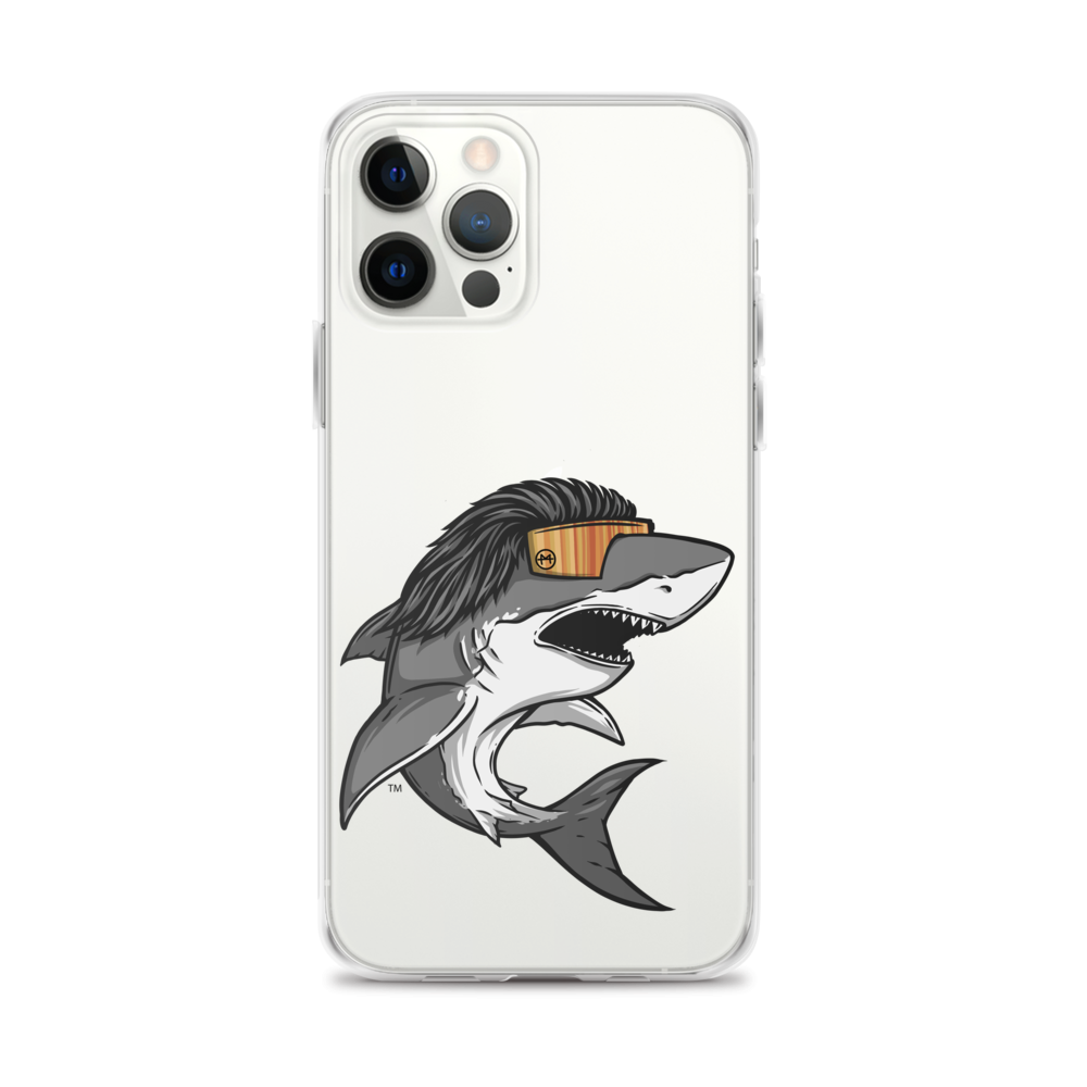 Shark Mullet iPhone Case - Clear