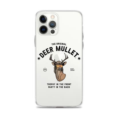 Deer Mullet Motto iPhone Case - Clear