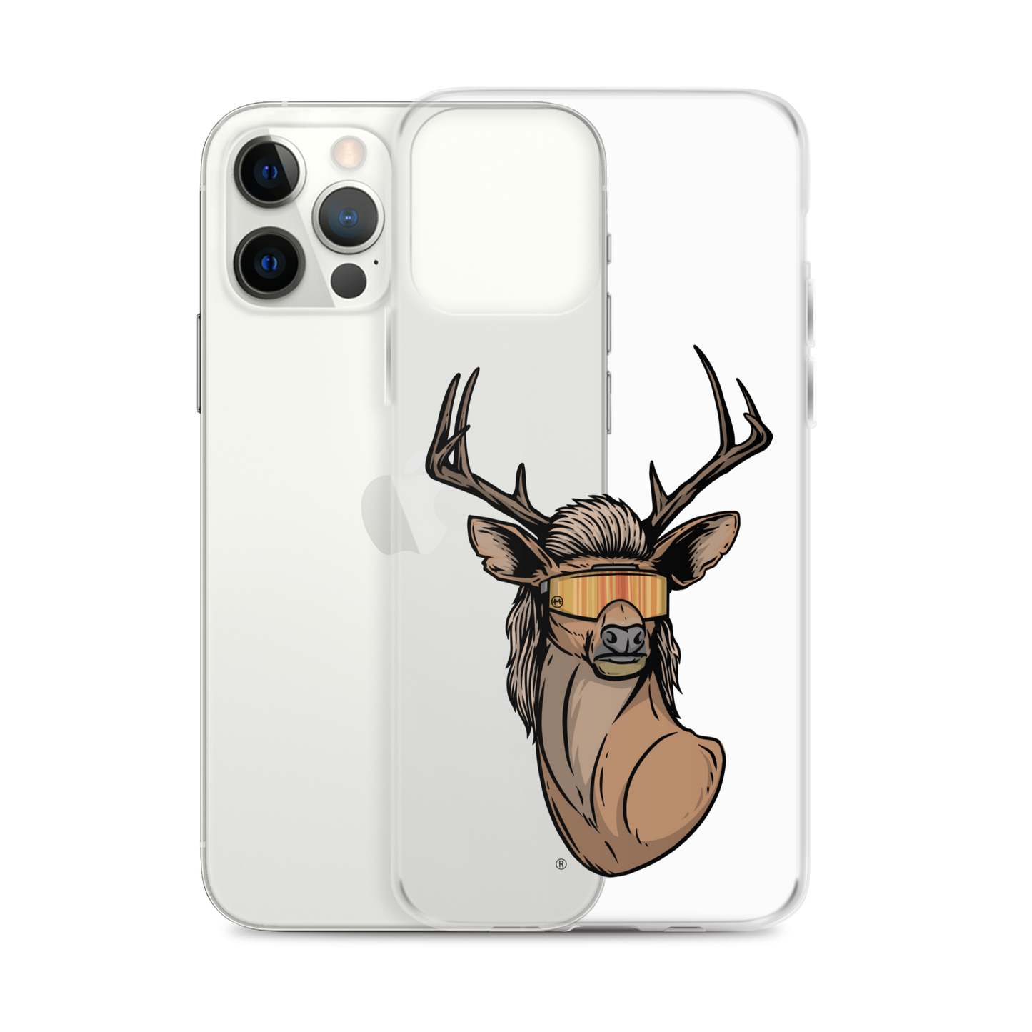 Deer Mullet 2.0 iPhone Case - Clear