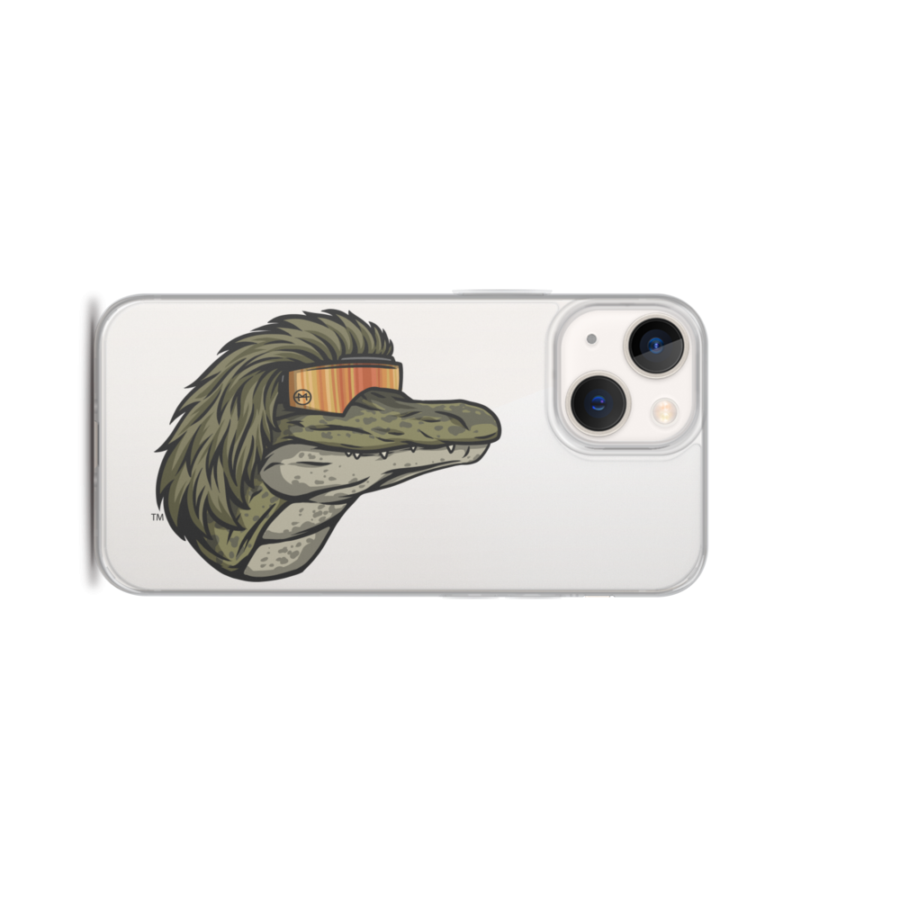 Gator Mullet iPhone Case - Clear
