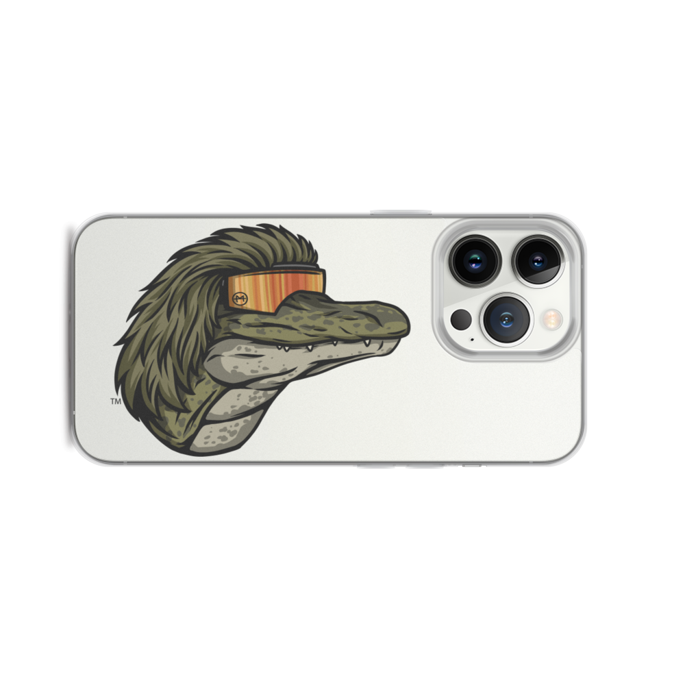 Gator Mullet iPhone Case - Clear