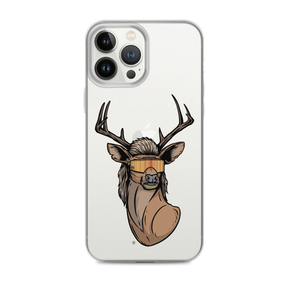 Deer Mullet 2.0 iPhone Case - Clear