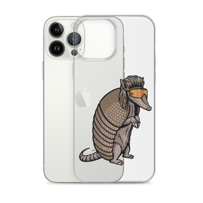 Armadillo Mullet iPhone Case - Clear