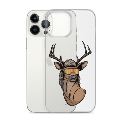 Deer Mullet 2.0 iPhone Case - Clear