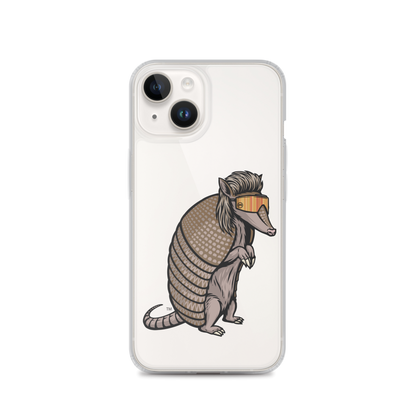 Armadillo Mullet iPhone Case - Clear