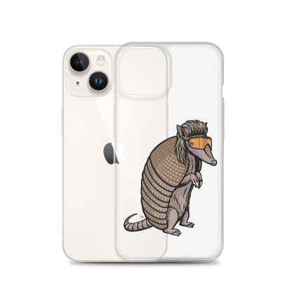 Armadillo Mullet iPhone Case - Clear