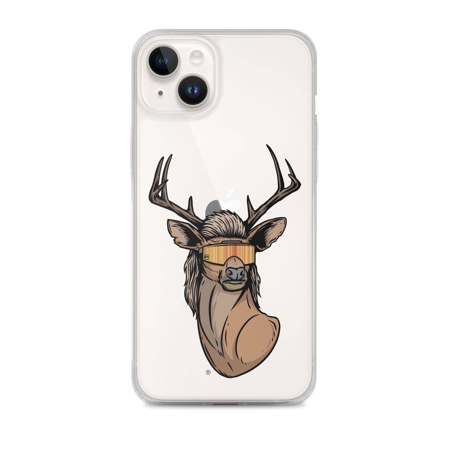 Deer Mullet 2.0 iPhone Case - Clear