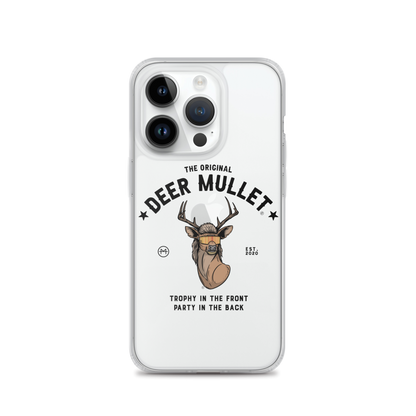 Deer Mullet Motto iPhone Case - Clear